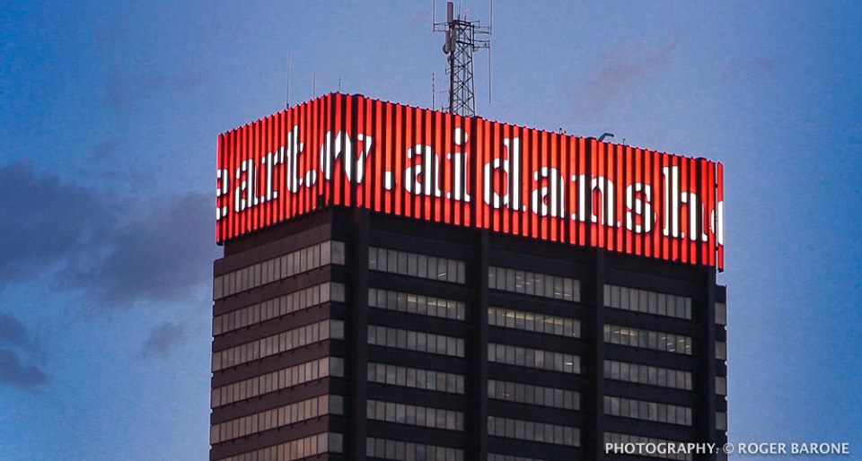 Crown Lights – Aidan’s Heart Foundation Shines Brightly atop PECO Building